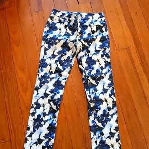 White House Black market slim flowered denim size 4R